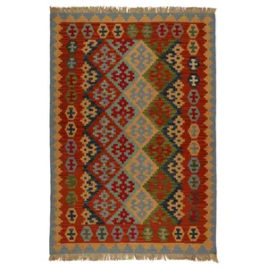 گلیم دستبافت دو متری مدل قشقایی کد 999061