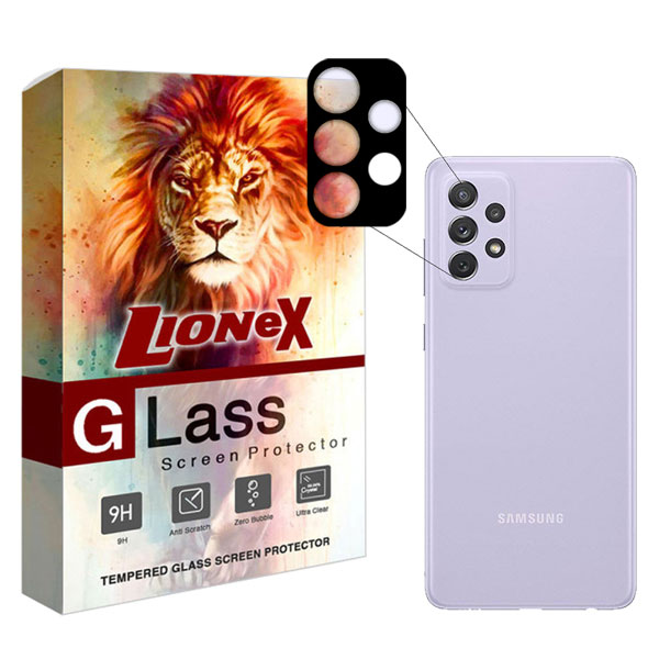 محافظ لنز دوربین لایونکس مدل 5DLENSLION مناسب برای گوشی موبایل سامسونگ Galaxy A72 4G