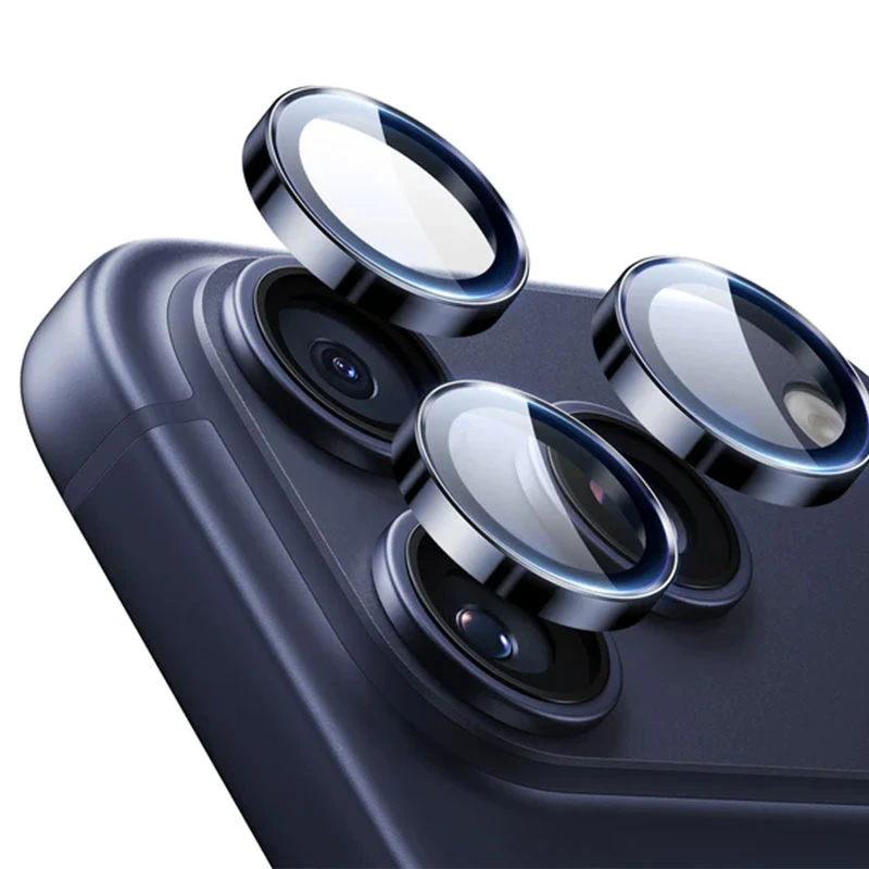 محافظ لنز دوربین مسیر مدل Deep Blue مناسب برای گوشی موبایل اپل iPhone 17 Pro / 17 Pro Max