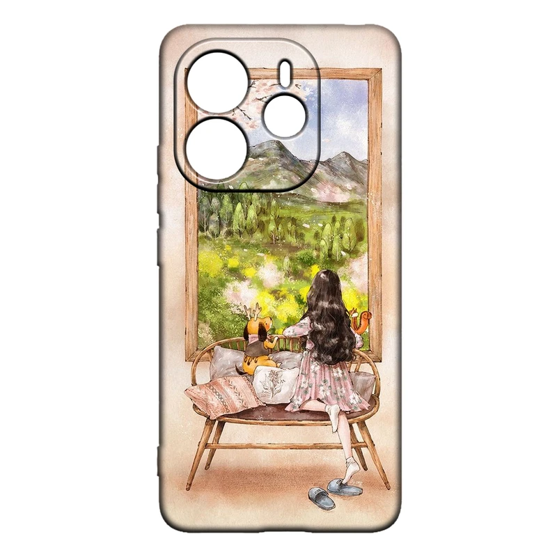 کاور طرح دخترانه کد 267 مناسب برای گوشی موبایل شیائومی Redmi Note 14 4G