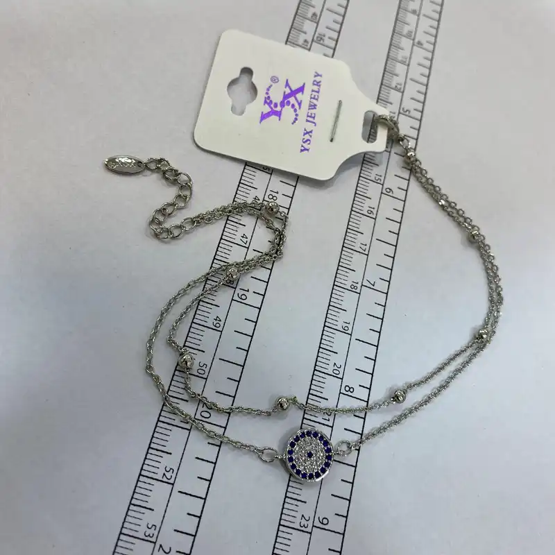 پابند زنانه وای اس ایکس مدل چشم نظر کد 3238045