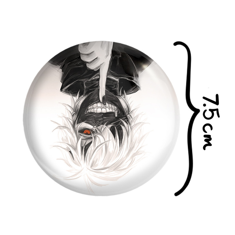 آینه جیبی خندالو طرح کانکی کن انیمه توکیو غول Tokyo Ghoul مدل تاشو کد 11901