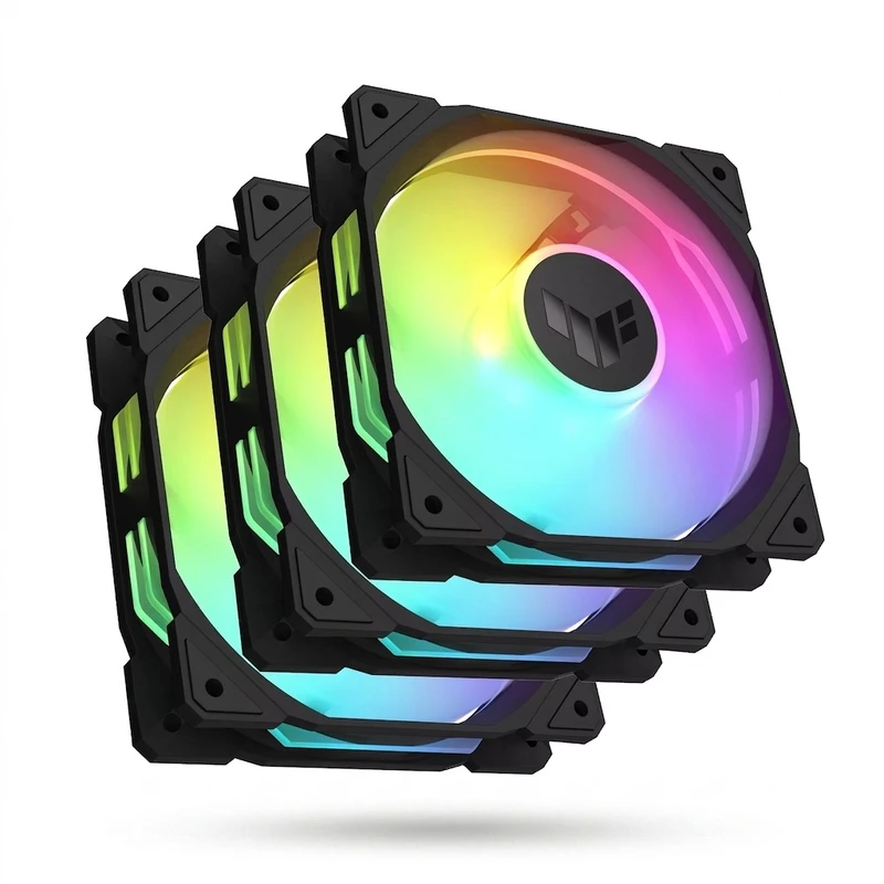 فن کیس ایسوس مدل TUF GAMING FAN TR120 BK ARGB بسته 3 عددی