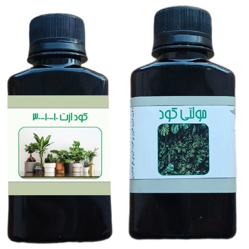 کود مایع ازت 10-10-30 و مولتی کود مدل life - D حجم 110 میلی لیتر بسته 2 عددی