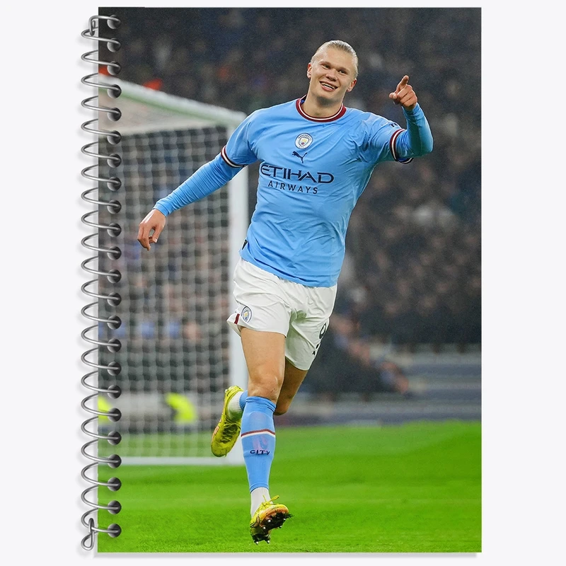 دفتر لغت 50 برگ خندالو طرح ارلینگ هالند (Erling Haaland) کد 36372