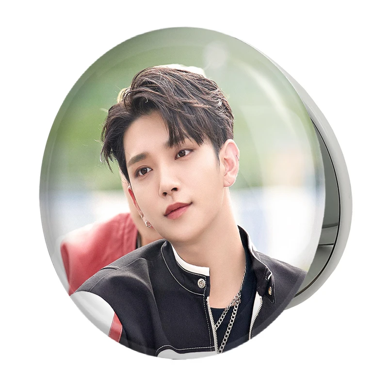 آینه جیبی خندالو طرح جاشوآ گروه سونتین Seventeen مدل تاشو کد 21570 