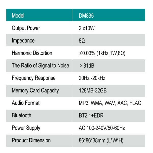 آمپلی فایر دسپا مدل DM835