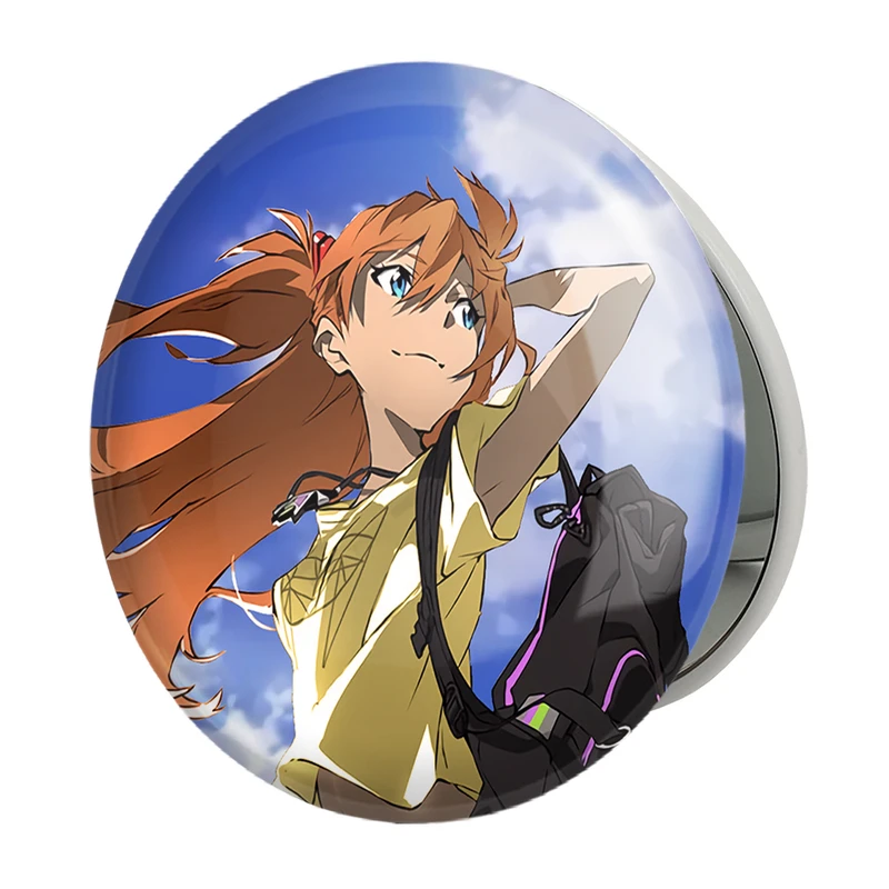 آینه جیبی خندالو طرح آسوکا انیمه اونگلیون مدل تاشو کد 13807 