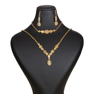 نیم ست طلا 18 عیار زنانه گالری یارطلا کد SR-04