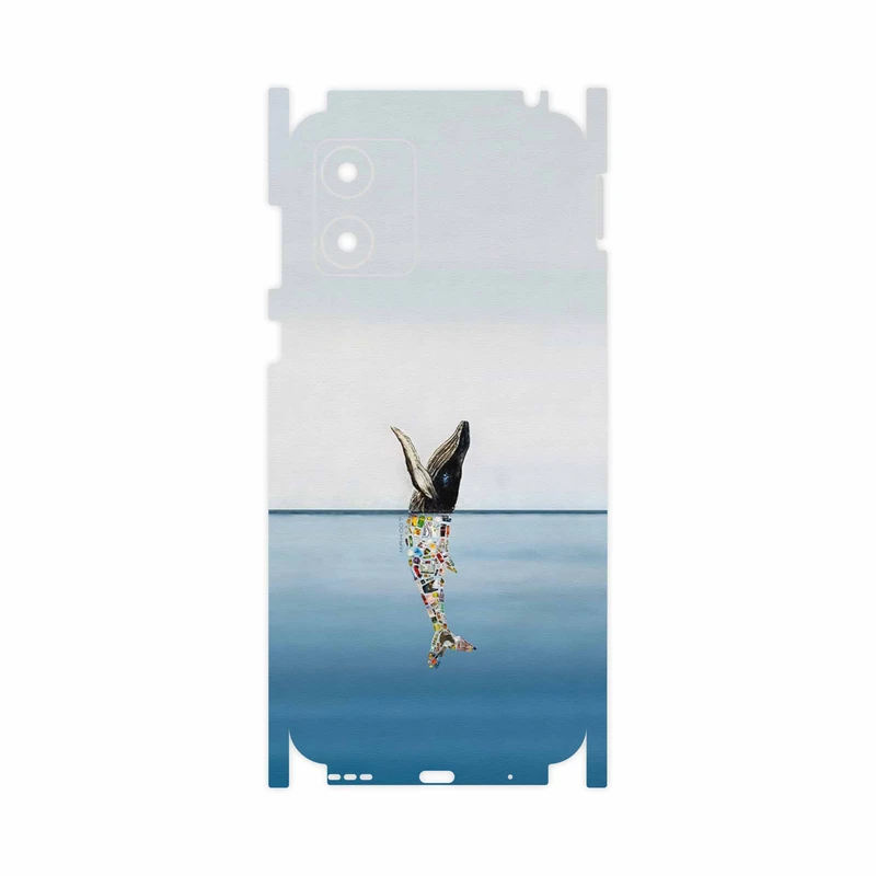 برچسب پوششی ماهوت مدل Collage of Sea Trash-FullSkin مناسب برای گوشی موبایل موتورولا Moto E13