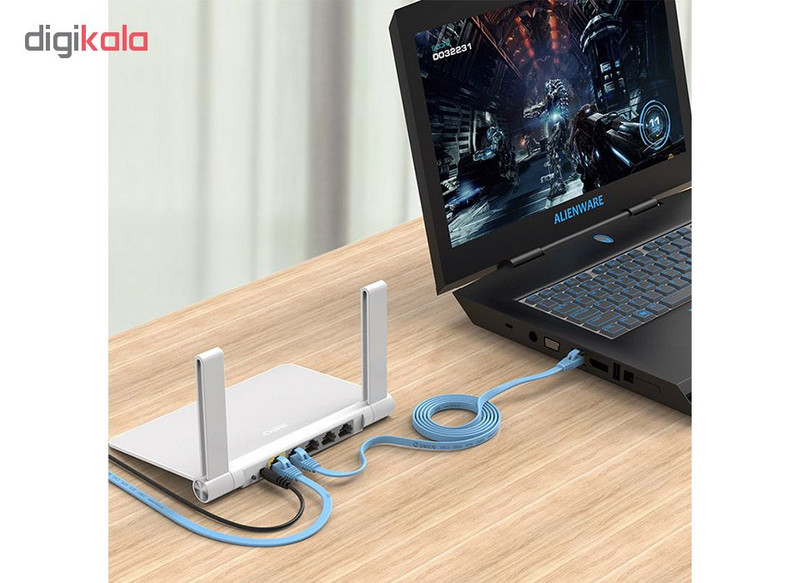 پچ کورد Cat7 اوریکو مدل PUG-C7B طول 2 متر