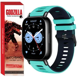 بند گودزیلا مدل SILICONE 2C مناسب برای ساعت هوشمند شیائومی Redmi Watch 5 Lite