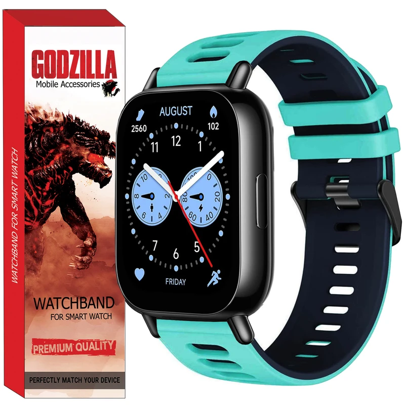 بند گودزیلا مدل SILICONE 2C مناسب برای ساعت هوشمند شیائومی Redmi Watch 5 Lite