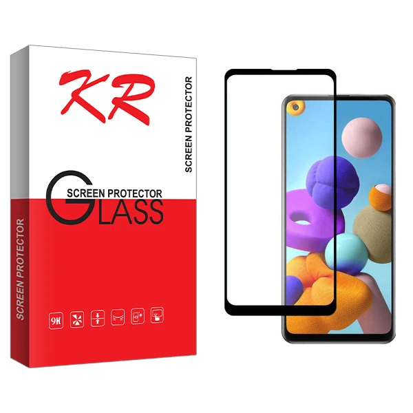 محافظ صفحه نمایش کی آر مدل +HD مناسب برای گوشی موبایل سامسونگ Galaxy A21s