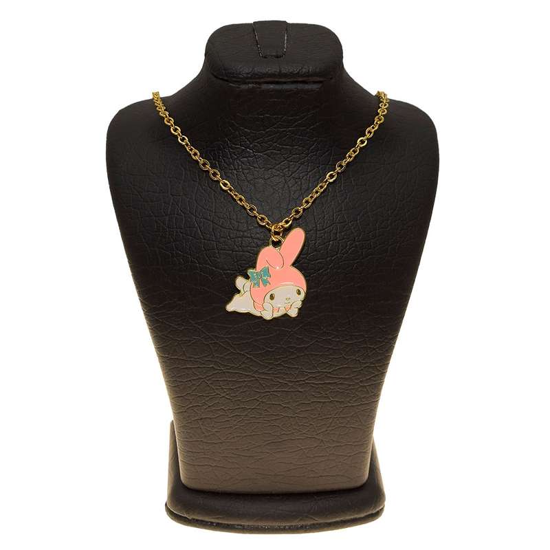 گردنبند دخترانه دلنار گالری مدل خرگوش بامزه و پاپیون