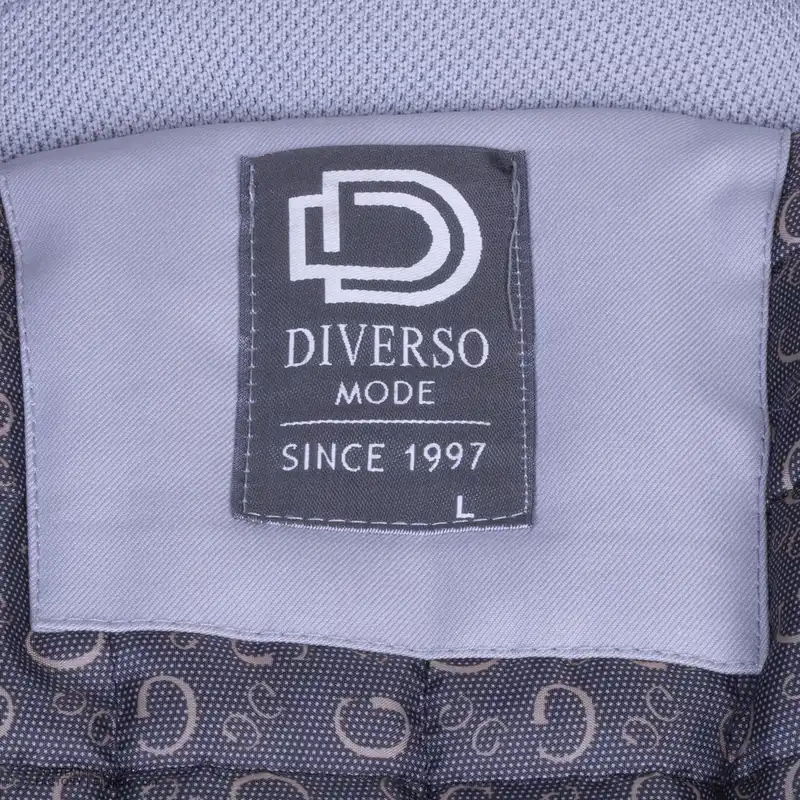 کاپشن مردانه دیورسو مدل سوپرسانتانا کد 121 رنگ طوسی