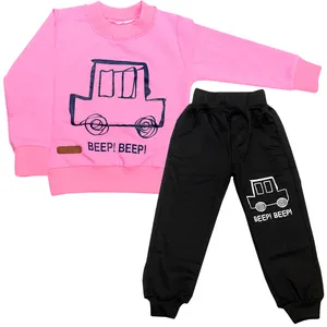 ست سویشرت و شلوار بچگانه مدل ماشین P