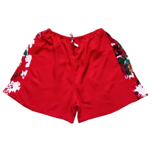 شلوارک زنانه مدل گل سرخ