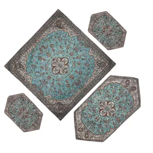 ست 4 تکه رومیزی مدل شاه عباسی  کد SH4/4