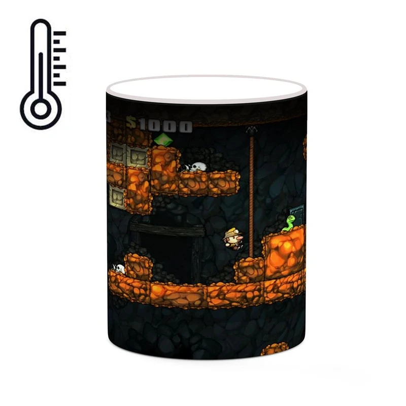 ماگ حرارتی کاکتی مدل بازی Spelunky کد mgh30290