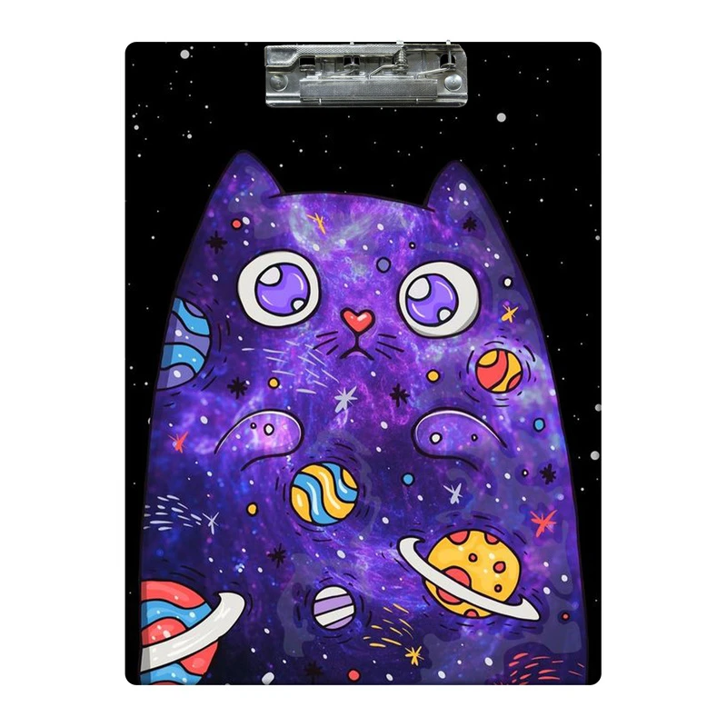 تخته شاسی طرح گربه کهکشانی کد 4554865 سایز A4