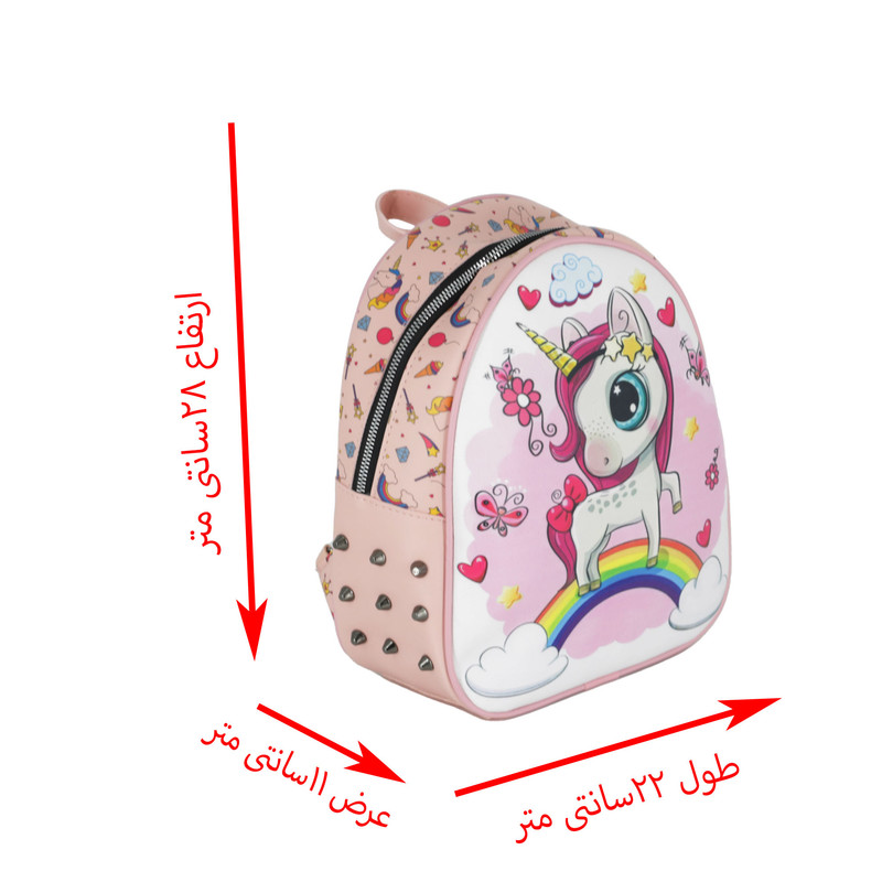 کوله پشتی طرح اسب تک شاخ کد 09633 کوله پشتی طرح اسب تک شاخ کد 09633