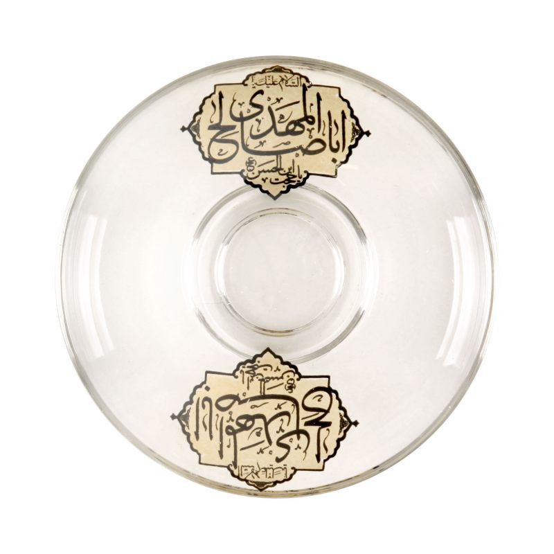 ست فنجان و نعلبکی 12 پارچه مدل مذهبی طرح یا اباصالح