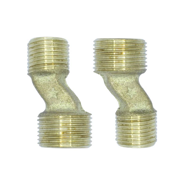 لنگی پشت شیر دینا مدل برنجی سایز 1/2 - 3/4 اینچ بسته 2 عددی