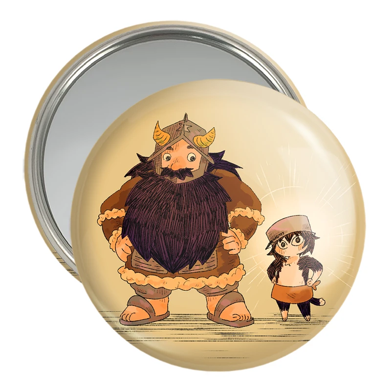 آینه جیبی خندالو مدل سنشی انیمه خوشمزه در سیاه چال کد 35887