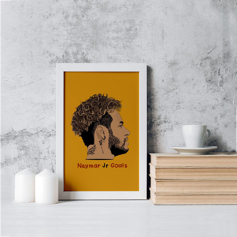 تابلو خندالو مدل نیمار Neymar کد 28606 تابلو خندالو مدل نیمار Neymar کد 28606
