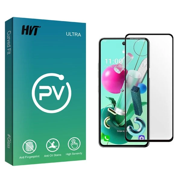 محافظ صفحه نمایش شیشه ای اچ وی تی مدل PV مناسب برای گوشی موبایل ال جی K92 5G