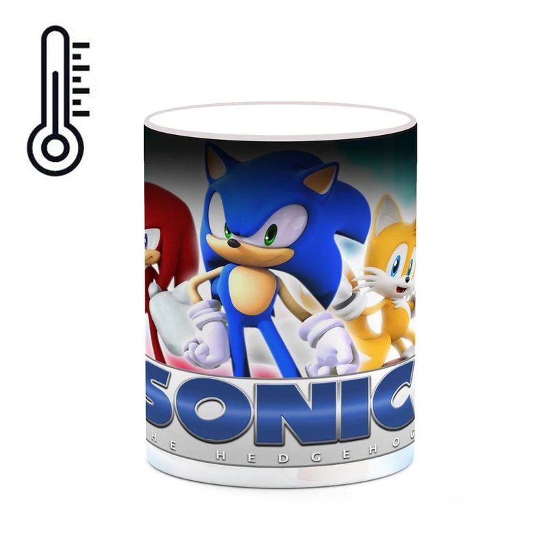 ماگ حرارتی کاکتی مدل بازی سونیک Sonic The Hedgehog کد mgh30221