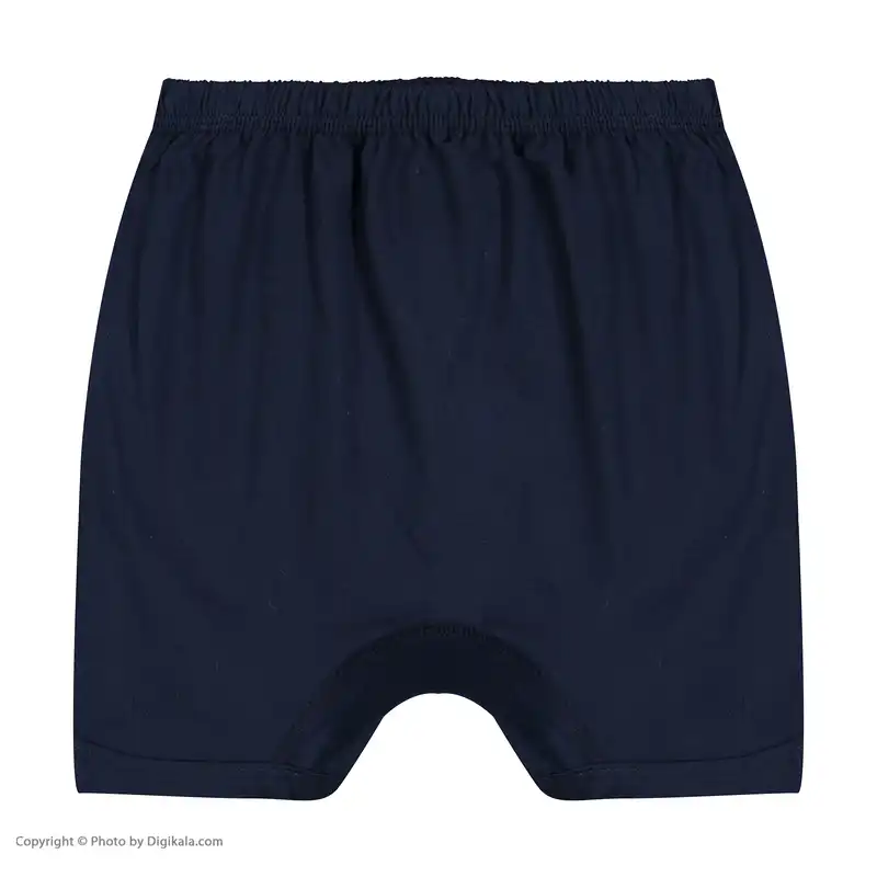 شورت پسرانه برهان تن پوش مدل پادار 7-04 رنگ سرمه ای