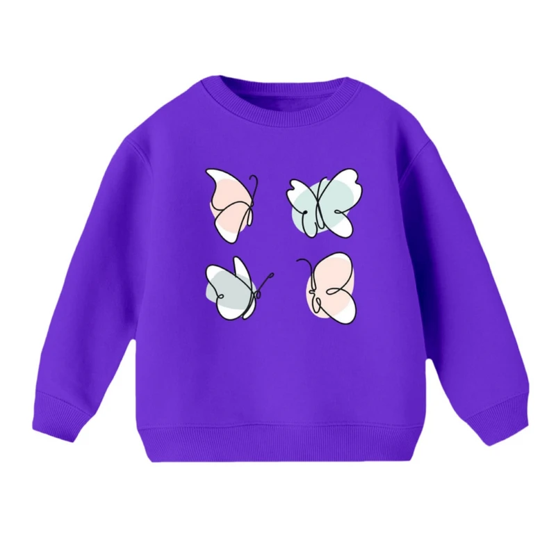سویشرت بچگانه مدل پروانه ها 