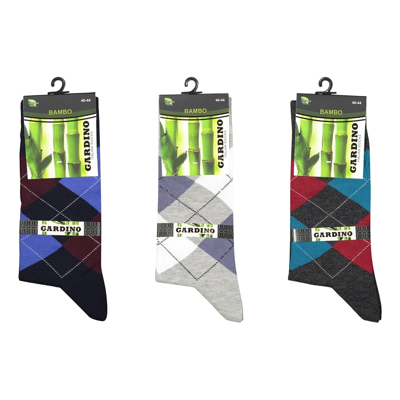 جوراب ساق بلند مردانه گاردینو مدل G40 بسته 3 عددی