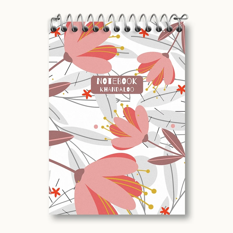 دفتر یادداشت 50 برگ خندالو مدل گل گلی کد N1184