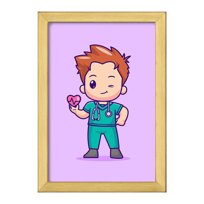 تابلو خندالو طرح پزشک و پرستار کد 31033