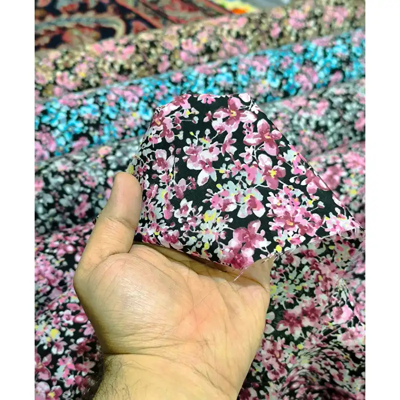پارچه لباس مدل گل گلی کد 2So