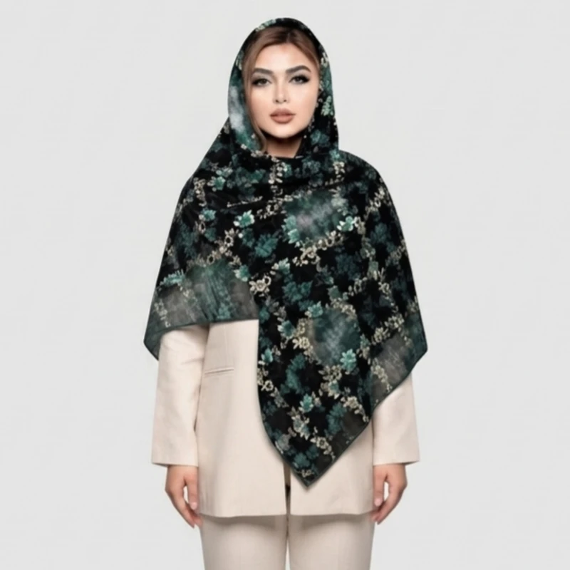 روسری نخی زنانه برند سیمارو مدل V9930-5