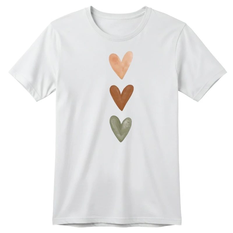 تی‌شرت آستین کوتاه بچگانه مدل قلب کد p1 