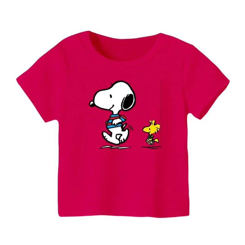 تی شرت آستین کوتاه بچگانه مدل اسنوپی کد ۹