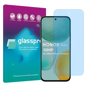 Glass pro Resistant model matte anti blue screen protector suitable for Honor X6c mobile phone