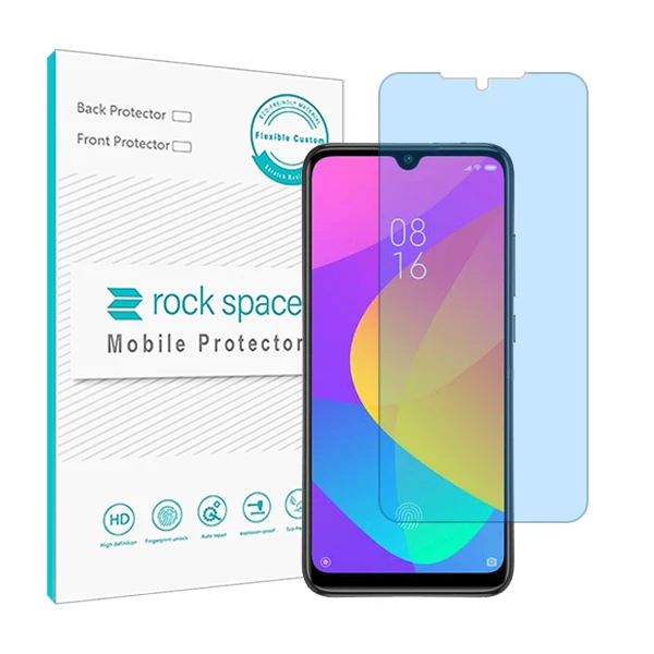 محافظ صفحه نمایش ضد اشعه آبی راک اسپیس مدل HyBLU مناسب برای گوشی موبایل شیائومی Mi CC9e