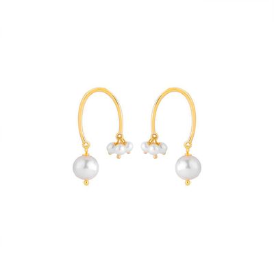 گوشواره طلا 18 عیار زنانه کیا گالری مدل AE288