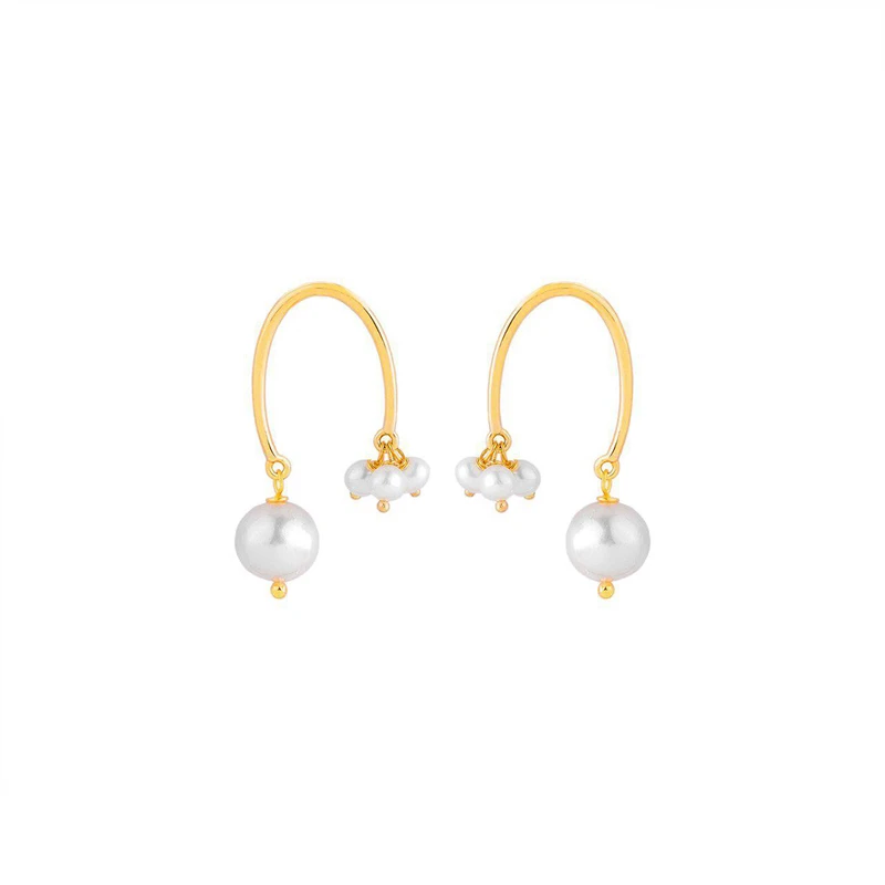 گوشواره طلا 18 عیار زنانه کیا گالری مدل AE288