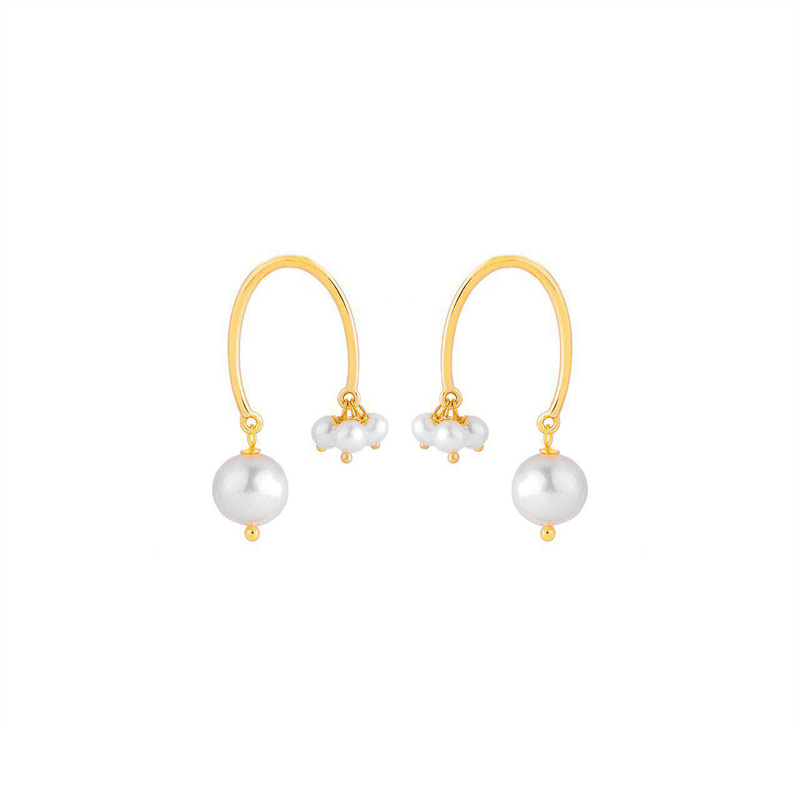 گوشواره طلا 18 عیار زنانه کیا گالری مدل AE288