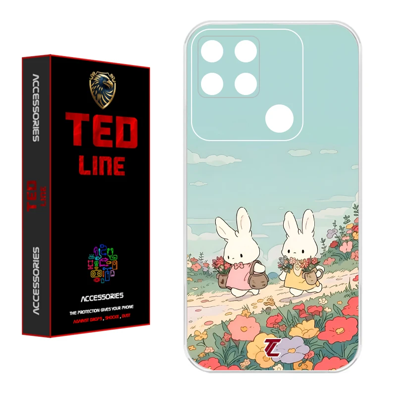 کاور تدلاین طرح خرگوش کد 1178 مناسب برای گوشی موبایل شیائومی Redmi 10A / 9C