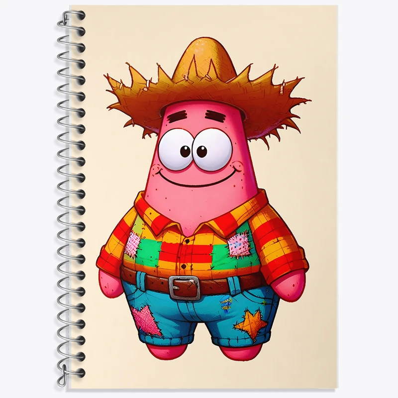 دفتر نت موسیقی 50 برگ خندالو طرح پاتریک باب اسفنجی کد N3754