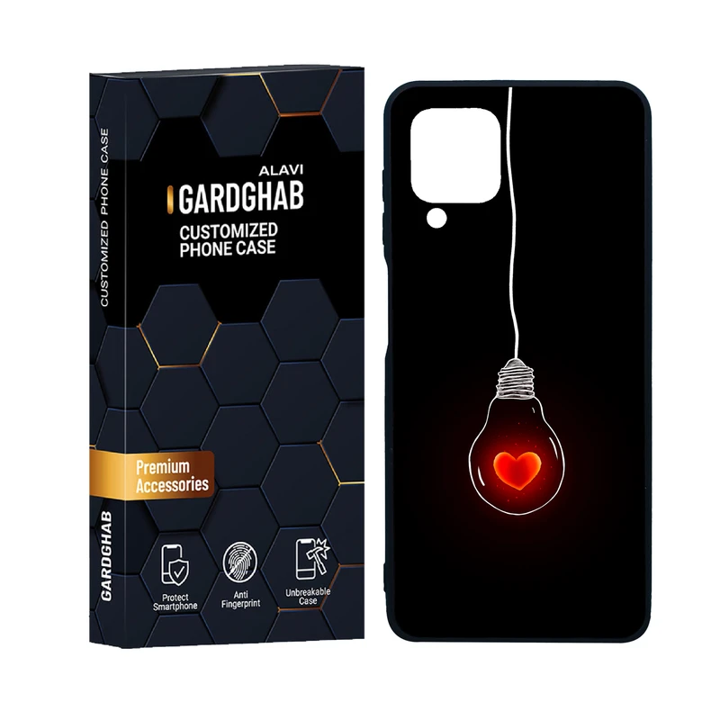 کاور گارد قاب علوی مدل دور ژله ای عاشقانه مناسب برای گوشی موبایل سامسونگ Galaxy M22 4G