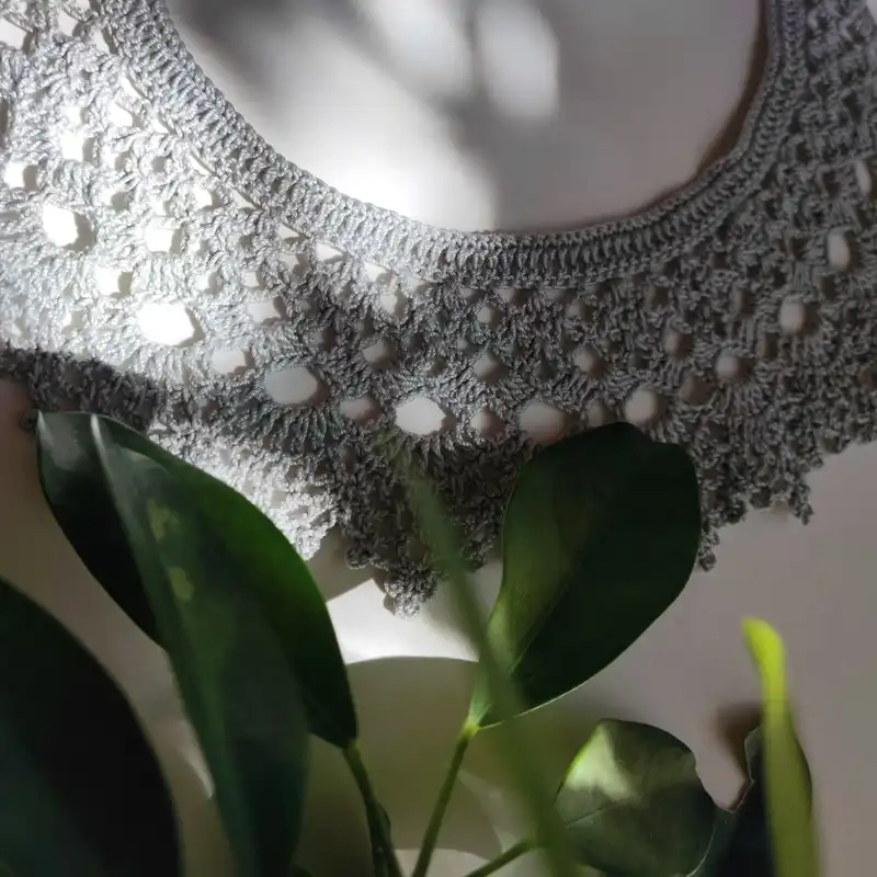 یقه تزیینی زنانه مدل بافتنی کد G03